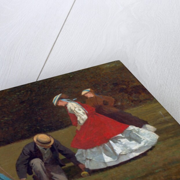 Croquet Scene by Winslow Homer