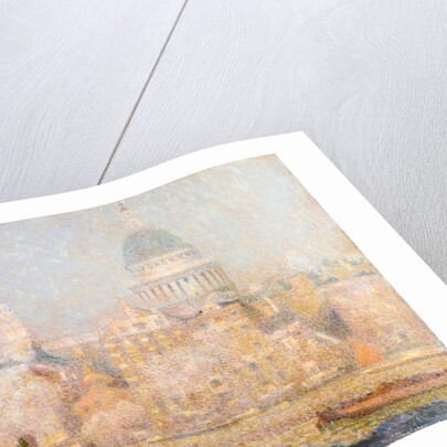 St. Paul's from the River: Morning Sun in Winter by Henri Le Sidaner