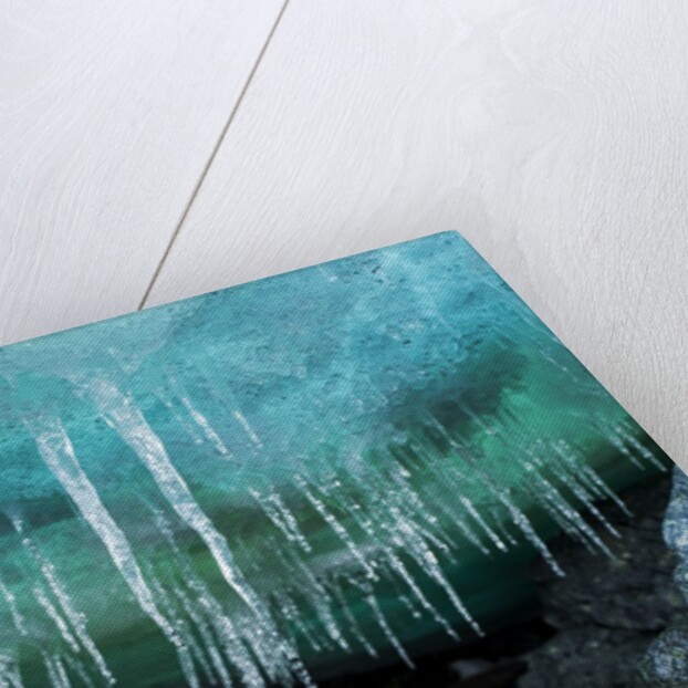 Icicles in Ice Cave, Cuverville Island, Antarctica by Anonymous