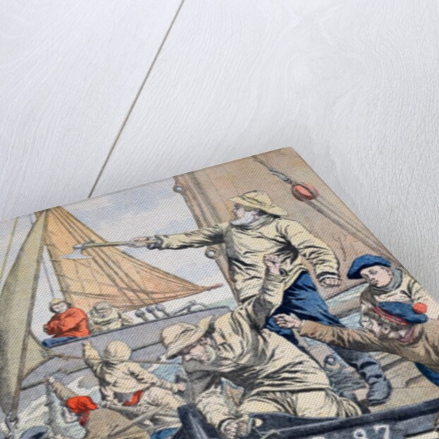 Confrontation Between French & English Fishermen in Channel (Nov by Anonymous