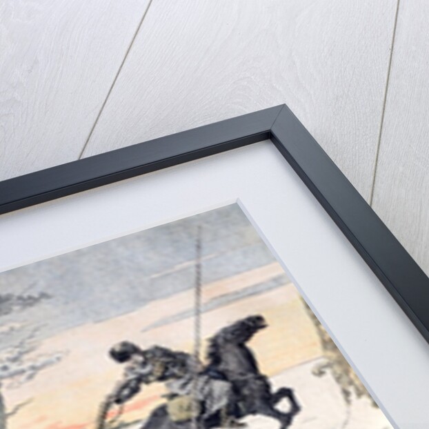 Cossacks Attacked by Wolves Manchuria Siberia (May 1904) by Anonymous