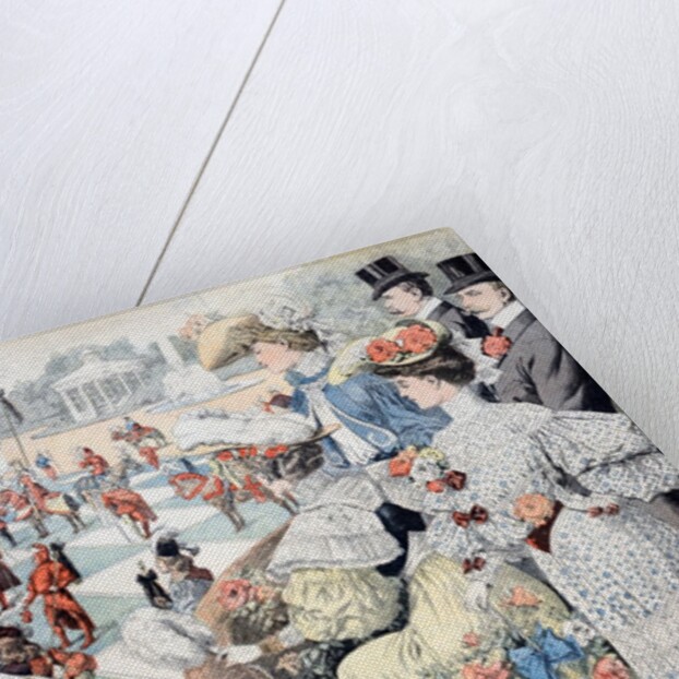 Living Chess Board at Jay Gould Lakewood Estate New Jersey US (July 1904) by Anonymous