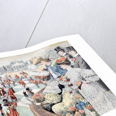 Living Chess Board at Jay Gould Lakewood Estate New Jersey US (July 1904) by Anonymous