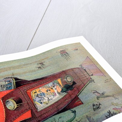 Futurist Personal Submarine as Portrayed in 1912 by Anonymous