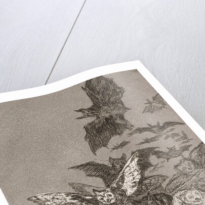 The sleep of reason produces monsters (No. 43), from Los Caprichos by Francisco Goya