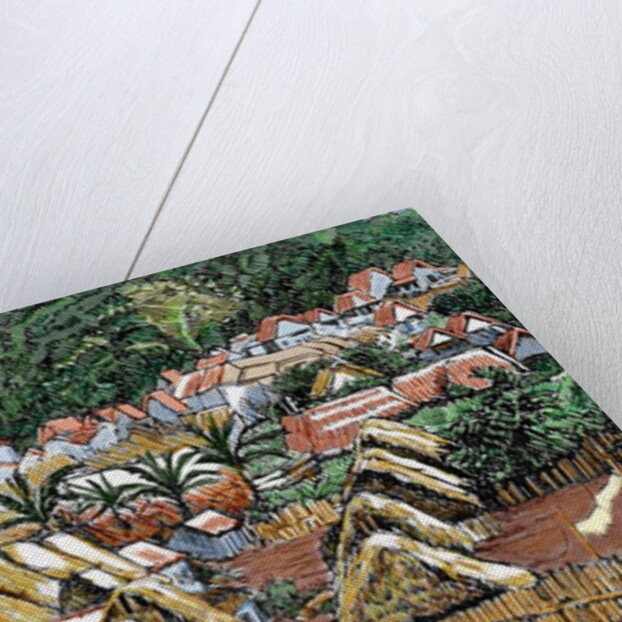 Construction of the Panama Canal. Workers camp in the Highlands of the Emperor by Anonymous