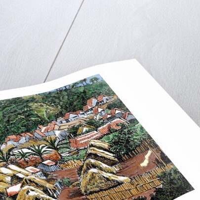 Construction of the Panama Canal. Workers camp in the Highlands of the Emperor by Anonymous