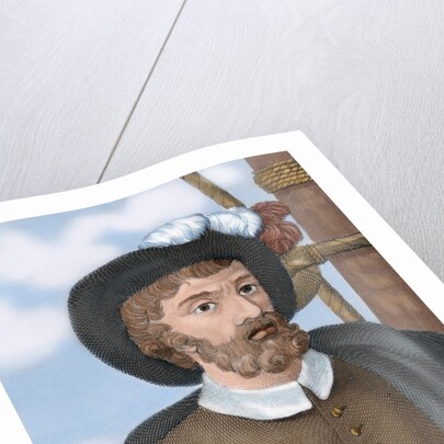 Juan Sebastian Elcano (1476-1526). Spanish explorer by Anonymous