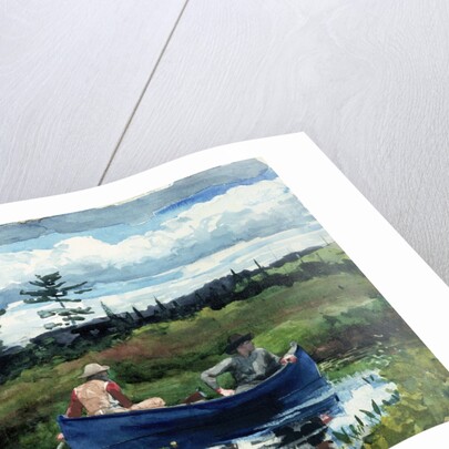 The Blue Boat by Winslow Homer