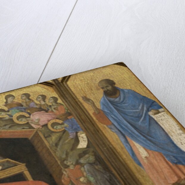 Nativity with the Prophets Isaiah and Ezekiel by Duccio di Buoninsegna