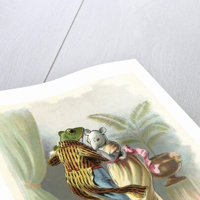 A Frog He Would A Wooing Go, Children's book Illustration by Anonymous