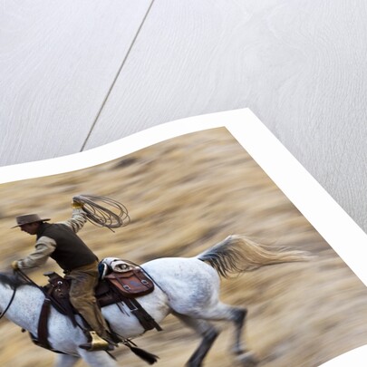 Cowboy riding the range by Anonymous