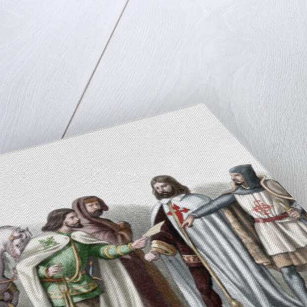 Military Orders: From left to right: Knights Templar, Alcantara, Calatrava and Santiago by Anonymous