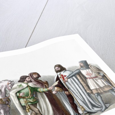 Military Orders: From left to right: Knights Templar, Alcantara, Calatrava and Santiago by Anonymous