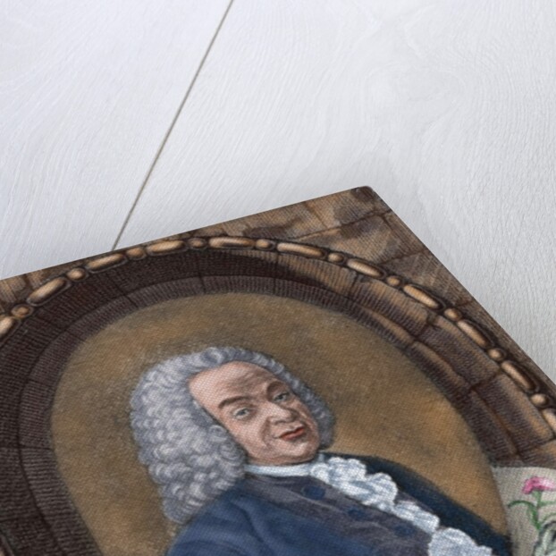 Francois Quesnay (1694-1774). French economist. Colored engraving by Anonymous