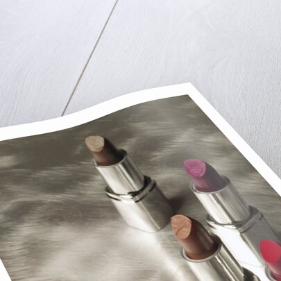 4 Lipsticks Different Colors by Anonymous