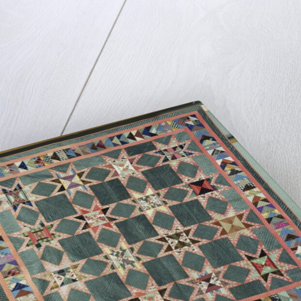 An Ohio star coverlet by Anonymous