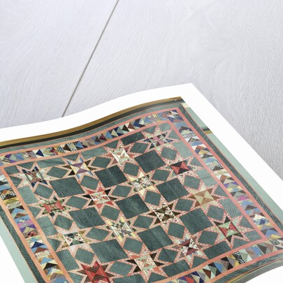 An Ohio star coverlet by Anonymous