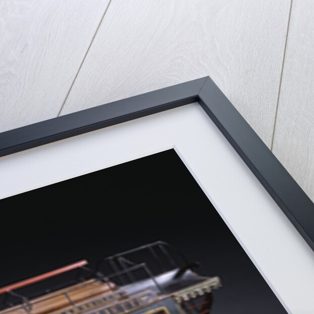 A magnificent early French hand painted tinplate horse drawn open double decker tram, with destination boards by Anonymous