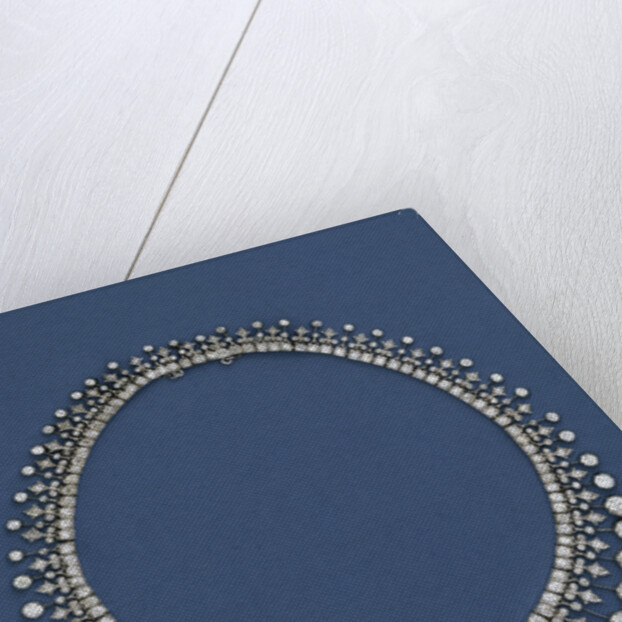 A Victorian diamond fringe necklace, circa 1870 by Anonymous