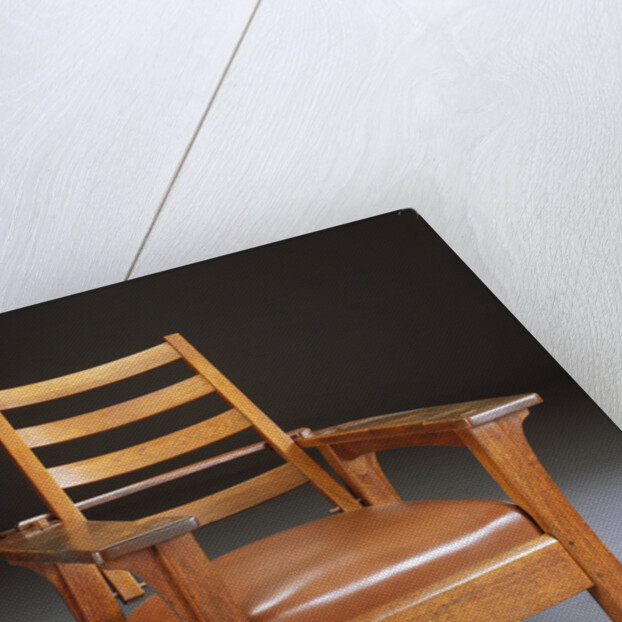 L. & J.G. Stickley Company oak Morris chair by Anonymous