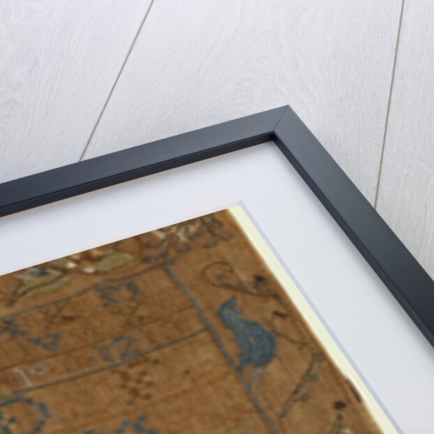 A fine needlework sampler by Anonymous