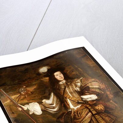 A Highland Chieftain: Portrait of Lord Mungo Murray in Highland Dress by John Michael Wright