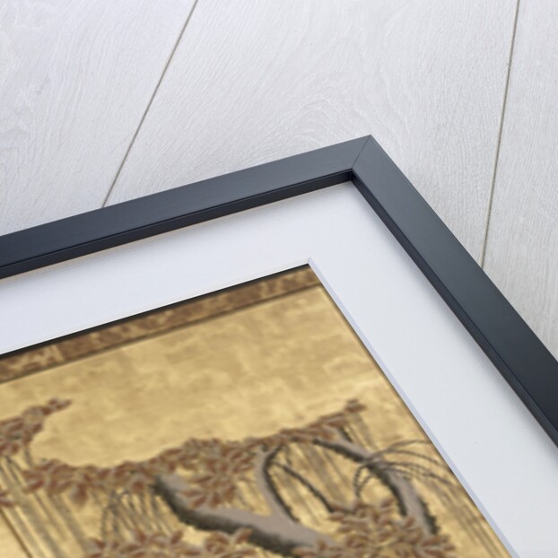 Ducks, one of a pair of two-panel screens by Anonymous