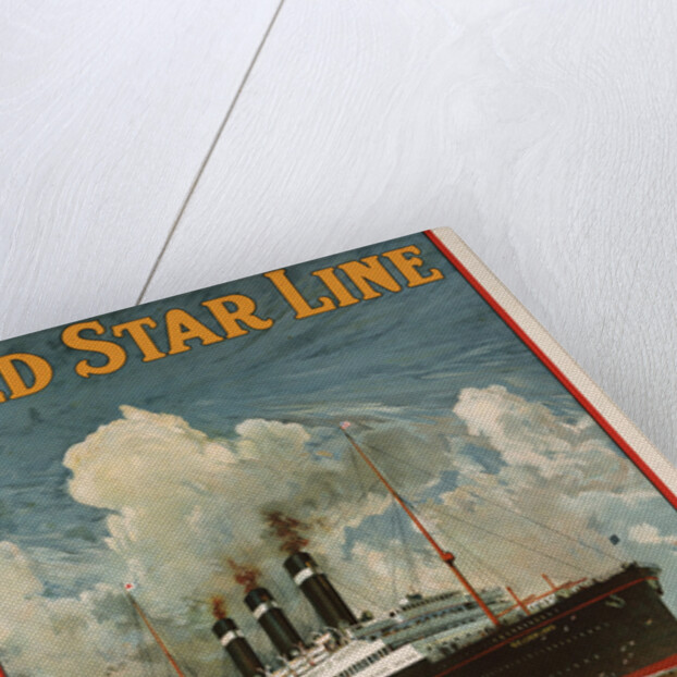 Red Star Line, Antwerpen-New York poster by Anonymous