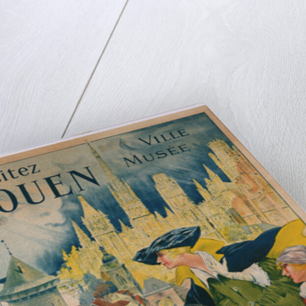 Visitez Rouen poster by P Bonnet