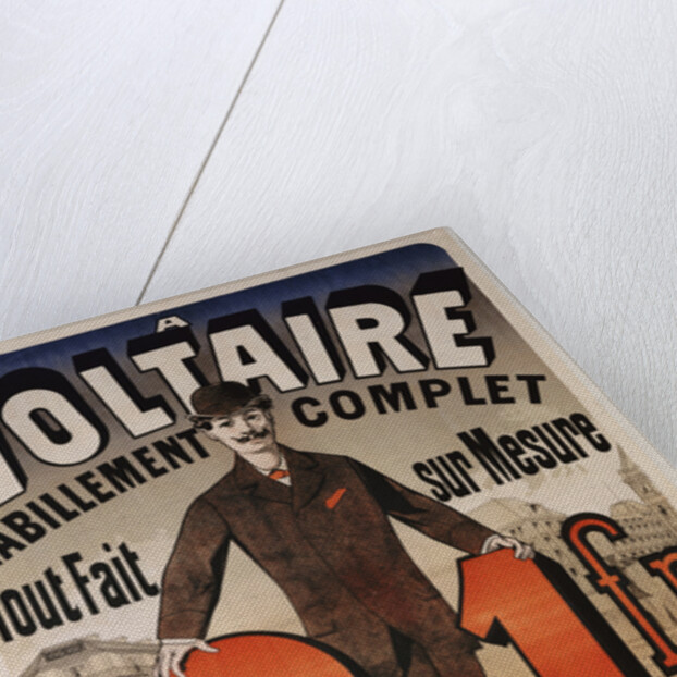 A Voltaire poster by Jules Cheret