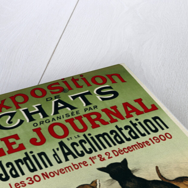 Exposition de Chats poster by Alfred Roedel