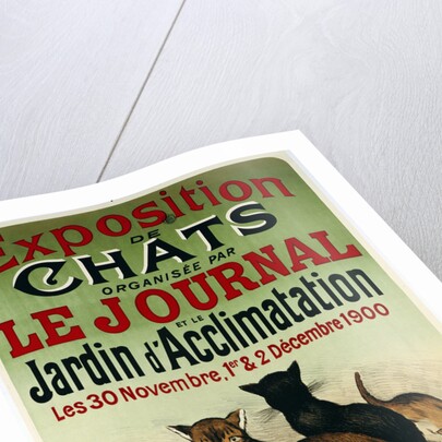 Exposition de Chats poster by Alfred Roedel