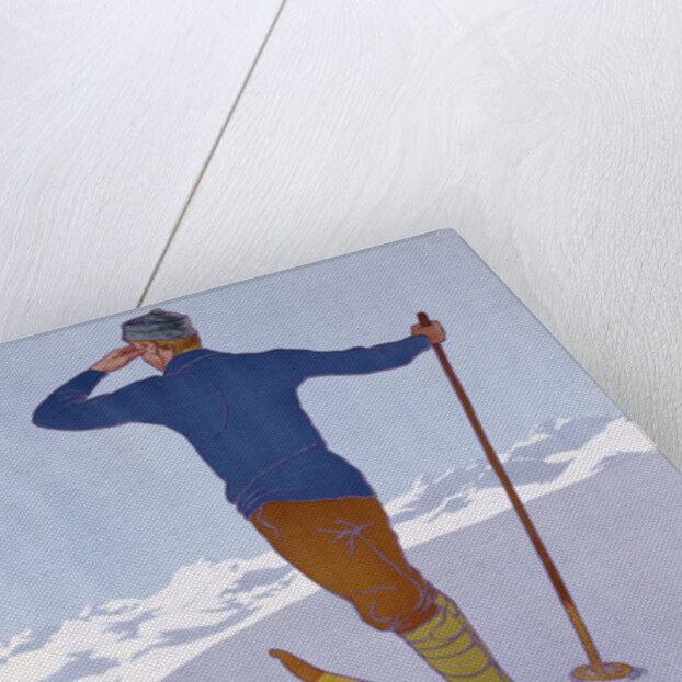 Wintersport in Graubunden poster by Walter Koch