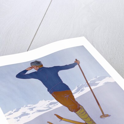 Wintersport in Graubunden poster by Walter Koch