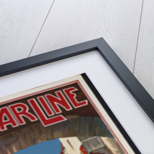 Blue Star Line, Mediterranean Cruises poster by Maurice Randall