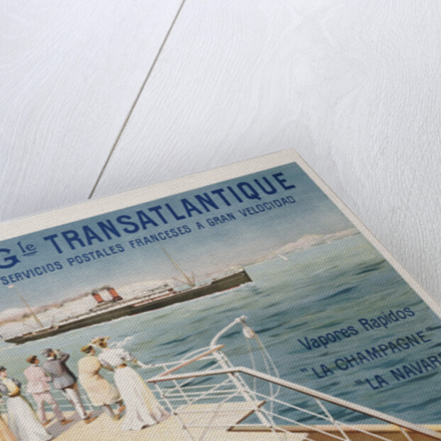 Cie. Gle. Transatlantique poster by Ernest Louis Lessieux