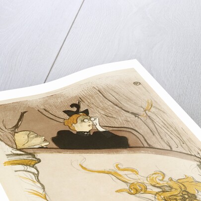 The Box at the Mascaron Dore by Henri de Toulouse-Lautrec