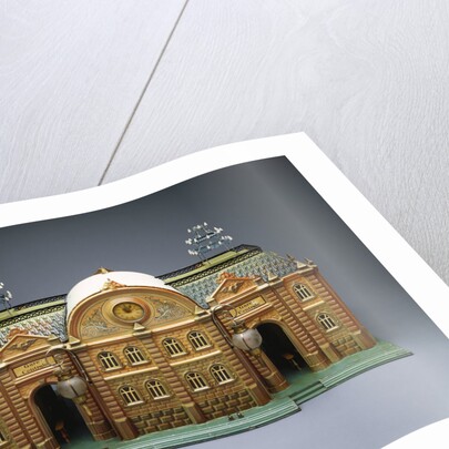 A Marklin hand-painted 'Gare Centrale' major railway station, circa 1910 by Anonymous