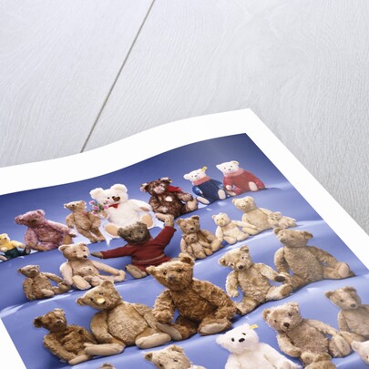 A collection of Steiff bears by Anonymous