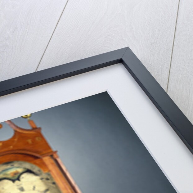 A rare federal inlaid cherrywood tall-case clock by Anonymous