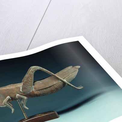 A grasshopper weathervane by Anonymous