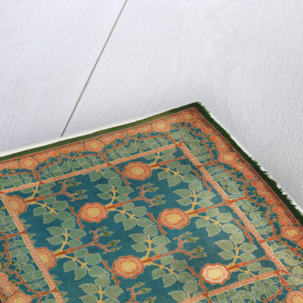 'The Rose', a Donegal carpet designed by Charles Francis Annesley Voysey