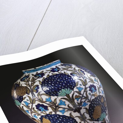 A glazed earthenware 'Persian' vase by William de Morgan