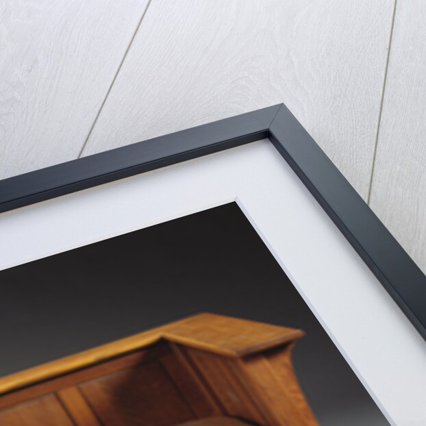 L. & J.G. Stickley Company oak 'Prairie' settle by Anonymous