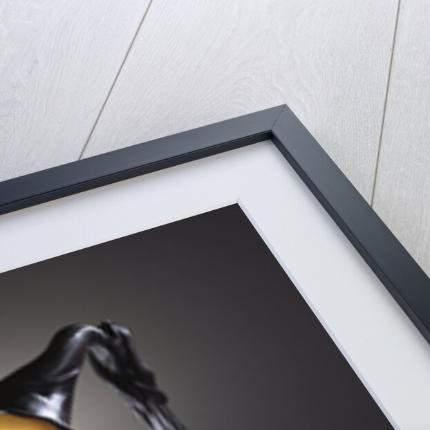 A rare wheel-carved glass and bronze table lamp by Anonymous