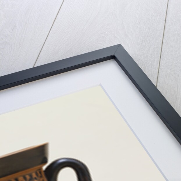 An Attic black-figure amphora of panathenaic shape featuring four naked athletes sprinting to the right by Anonymous