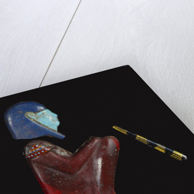 Ancient Egyptian Profile Face and Wig by Anonymous