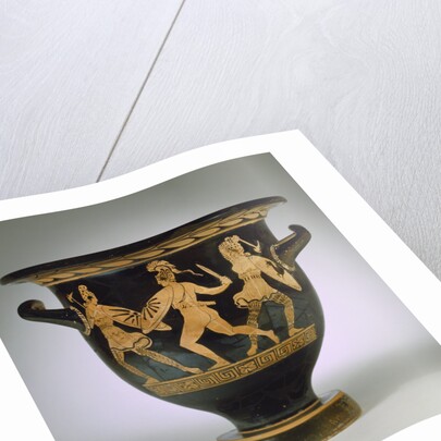 An Apulian red-figure bell krater depicting an Amazonomachy by Anonymous