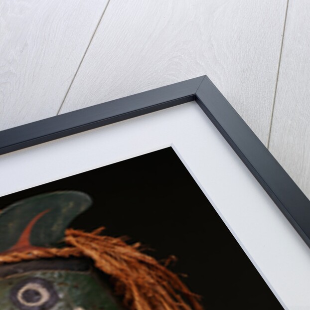 A Kwakiutl Thunderbird Mask of red cedar by Anonymous